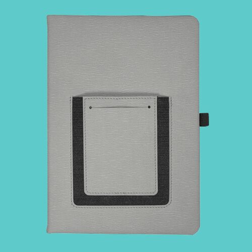 Roma Journal Notebook With Phone Pocket 5.625" X 8.25" Thumbnail