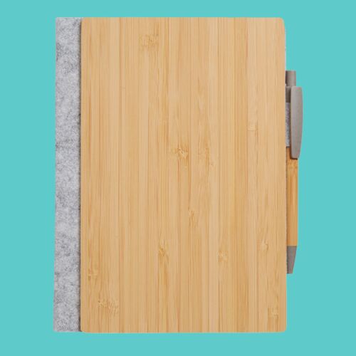 Grove Refillable Bamboo Notebook & Pen Thumbnail