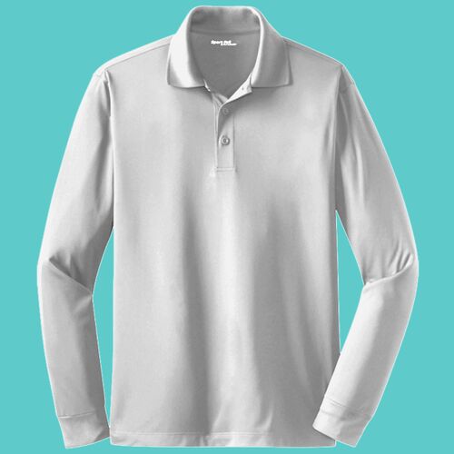 Long Sleeve Micropique Sport Wick ® Polo Thumbnail
