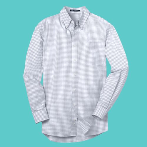 Plaid Pattern Easy Care Shirt Thumbnail