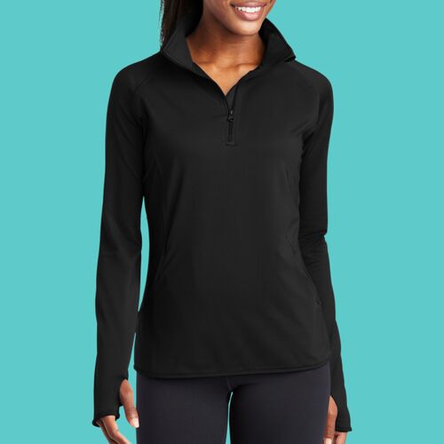 Women's Sport Wick ® Stretch 1/4 Zip Pullover Thumbnail