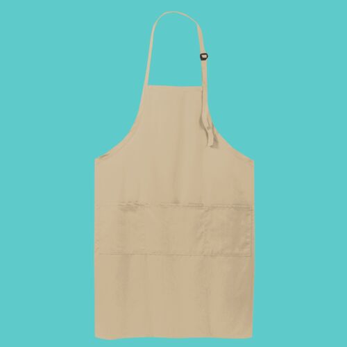 Easy Care Extra Long Bib Apron with Stain Release Thumbnail
