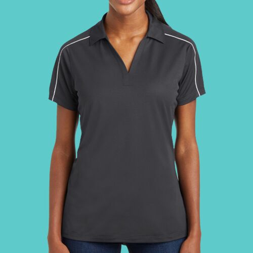 Women's Micropique Sport Wick ® Piped Polo Thumbnail