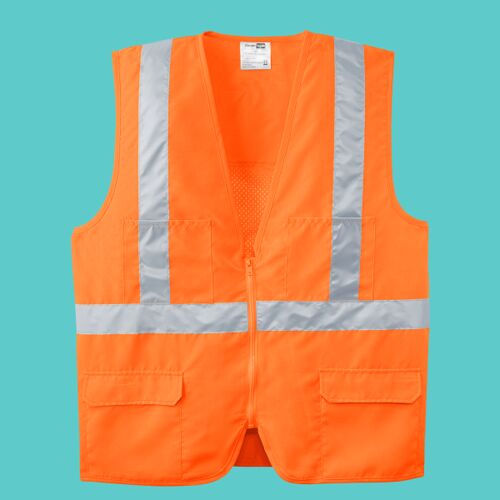 Ansi 107 Class 2 Mesh Back Safety Vest Thumbnail