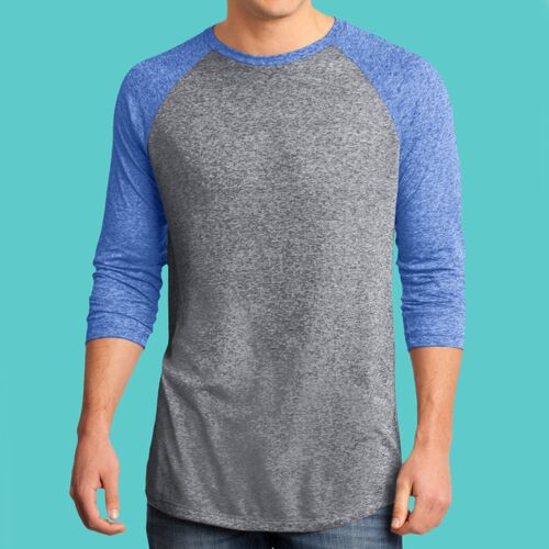 Young Mens Microburn &#174; 3/4 Sleeve Raglan Tee Thumbnail
