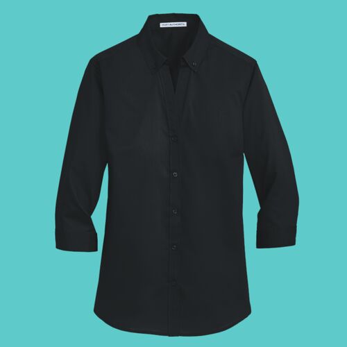 Women's 3/4 Sleeve SuperPro Twill Shirt Thumbnail