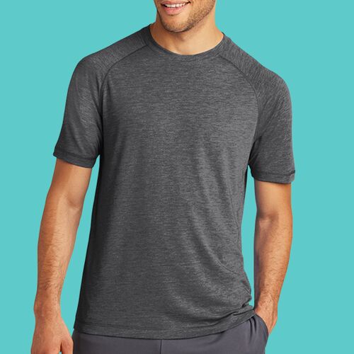 PosiCharge ® Tri Blend Wicking Raglan Tee Thumbnail