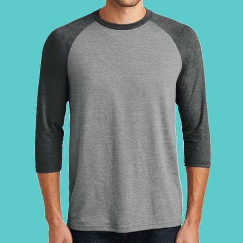 Mens Perfect Tri ® 3/4 Sleeve Raglan Thumbnail